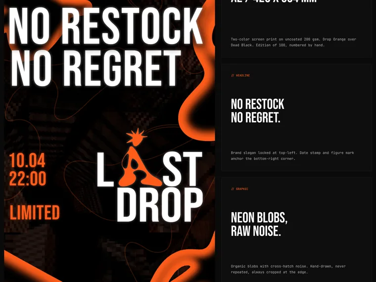 Брендбук LAST DROP